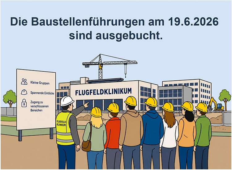 Baustelle hautnah – Führungen ausgebucht