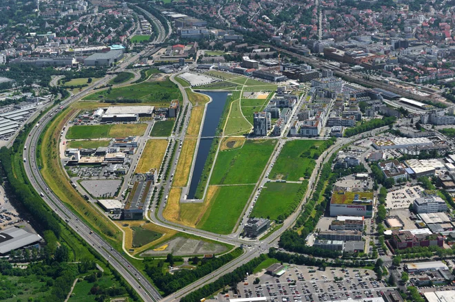 Flugfeld: Luftaufnahme